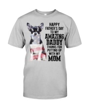 Daddy - BLACK Chihuahua Classic T-Shirt front