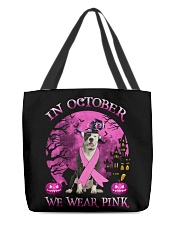 Pink Moon - American Bulldog All-Over Tote tile
