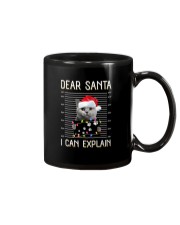 Dear Santa Cat 2 Mug tile
