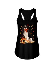 Autumn Cavalier King Charles Spaniel 5 Ladies Flowy Tank tile