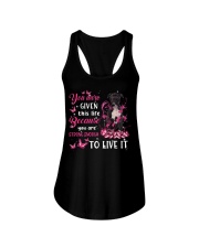 This Life - BLACK American Staffordshire Terrier Ladies Flowy Tank tile
