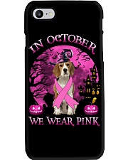 Pink Moon - beagle Phone Case tile