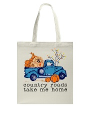 Blue Car - TAN Pekingese Tote Bag tile