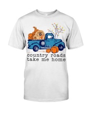 Blue Car - TAN Pekingese Premium Fit Mens Tee tile