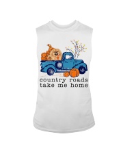 Blue Car - TAN Pekingese Sleeveless Tee tile