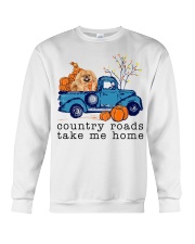Blue Car - TAN Pekingese Crewneck Sweatshirt tile