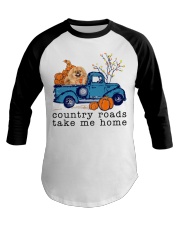 Blue Car - TAN Pekingese Baseball Tee tile