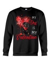 My Valentine - BLACK Dachshund Crewneck Sweatshirt tile