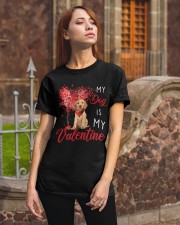 My Valentine - GOLDEN Cocker Spaniel Classic T-Shirt apparel-classic-tshirt-lifestyle-06
