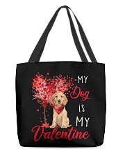 My Valentine - GOLDEN Cocker Spaniel All-Over Tote tile