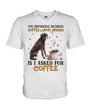 The Difference - Plott Hound V-Neck T-Shirt tile
