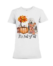 It is Fall - Old English Sheepdog Premium Fit Ladies Tee tile
