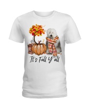 It is Fall - Old English Sheepdog Ladies T-Shirt tile