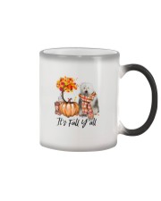 It is Fall - Old English Sheepdog Color Changing Mug tile