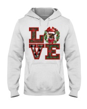 Christmas Love - Rat Terrier 2 Hooded Sweatshirt front