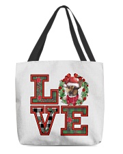 Christmas Love - Rat Terrier 2 All-Over Tote tile
