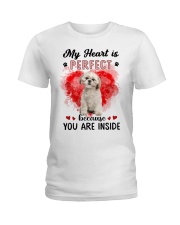 Perfect - CREAM Shih Tzu Ladies T-Shirt tile