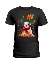 Flying Scarf - Old English Bulldog 1 Ladies T-Shirt tile
