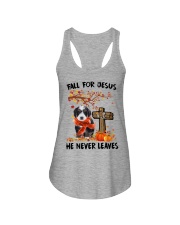 Autumn Cross - Bernedoodle Ladies Flowy Tank tile