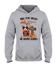 Autumn Cross - Bernedoodle Hooded Sweatshirt tile