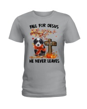Autumn Cross - Bernedoodle Ladies T-Shirt tile