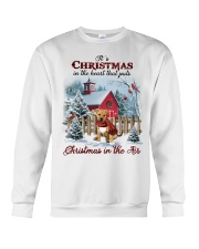 Christmas Air - Pitbull Boxer Mix Crewneck Sweatshirt tile