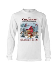 Christmas Air - Pitbull Boxer Mix Long Sleeve Tee tile