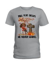Autumn Cross - Pocket Beagle Ladies T-Shirt tile