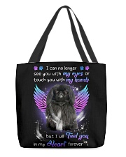 Feel You - BLACK Pekingese All-Over Tote tile