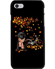 Autumn Tree - Labrador Black Phone Case tile