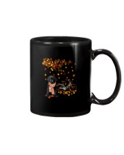 Autumn Tree - Labrador Black Mug tile