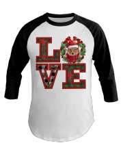 Christmas Love - Shetland Sheepdog 2 Baseball Tee tile