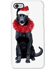 Christmas Cheer - BLACK German Shepherd Phone Case tile