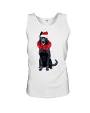Christmas Cheer - BLACK German Shepherd Unisex Tank tile