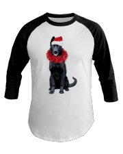 Christmas Cheer - BLACK German Shepherd Baseball Tee tile