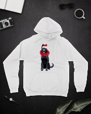 Christmas Cheer - BLACK German Shepherd Hooded Sweatshirt lifestyle-unisex-hoodie-front-9