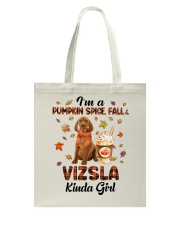 Pumpkin Kinda - Vizsla Tote Bag tile