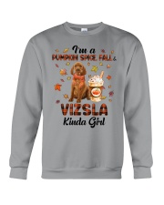 Pumpkin Kinda - Vizsla Crewneck Sweatshirt tile