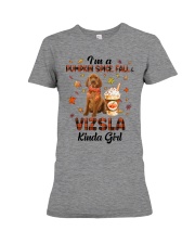 Pumpkin Kinda - Vizsla Premium Fit Ladies Tee tile