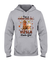 Pumpkin Kinda - Vizsla Hooded Sweatshirt tile