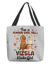Pumpkin Kinda - Vizsla All-Over Tote tile