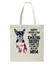 Father Day - Chihuahua Tote Bag tile