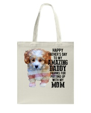 Father Day - Shih-Poo Tote Bag tile