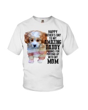 Father Day - Shih-Poo Youth T-Shirt tile