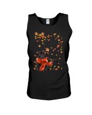 Leaf Scarf - BLACK Pug 2 Unisex Tank tile