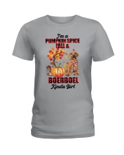 Pumpkin Girl - Boerboel Ladies T-Shirt tile