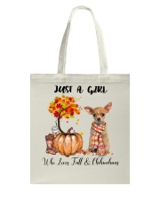 Fall And - Chihuahua 1 Tote Bag tile