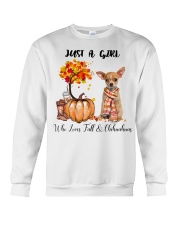 Fall And - Chihuahua 1 Crewneck Sweatshirt tile