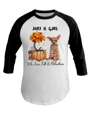 Fall And - Chihuahua 1 Baseball Tee tile