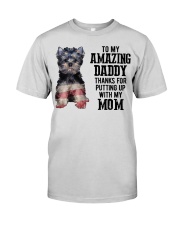 Amazing Daddy - Yorkshire Terrier Premium Fit Mens Tee tile